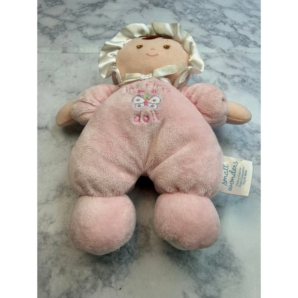 Small Wonders My First Doll Pink Plush Butterfly Baby Toy Style 5271 Kmart 8